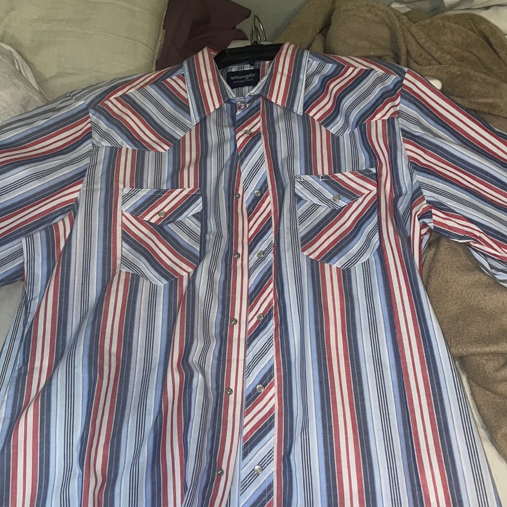 Wrangler pearl snap